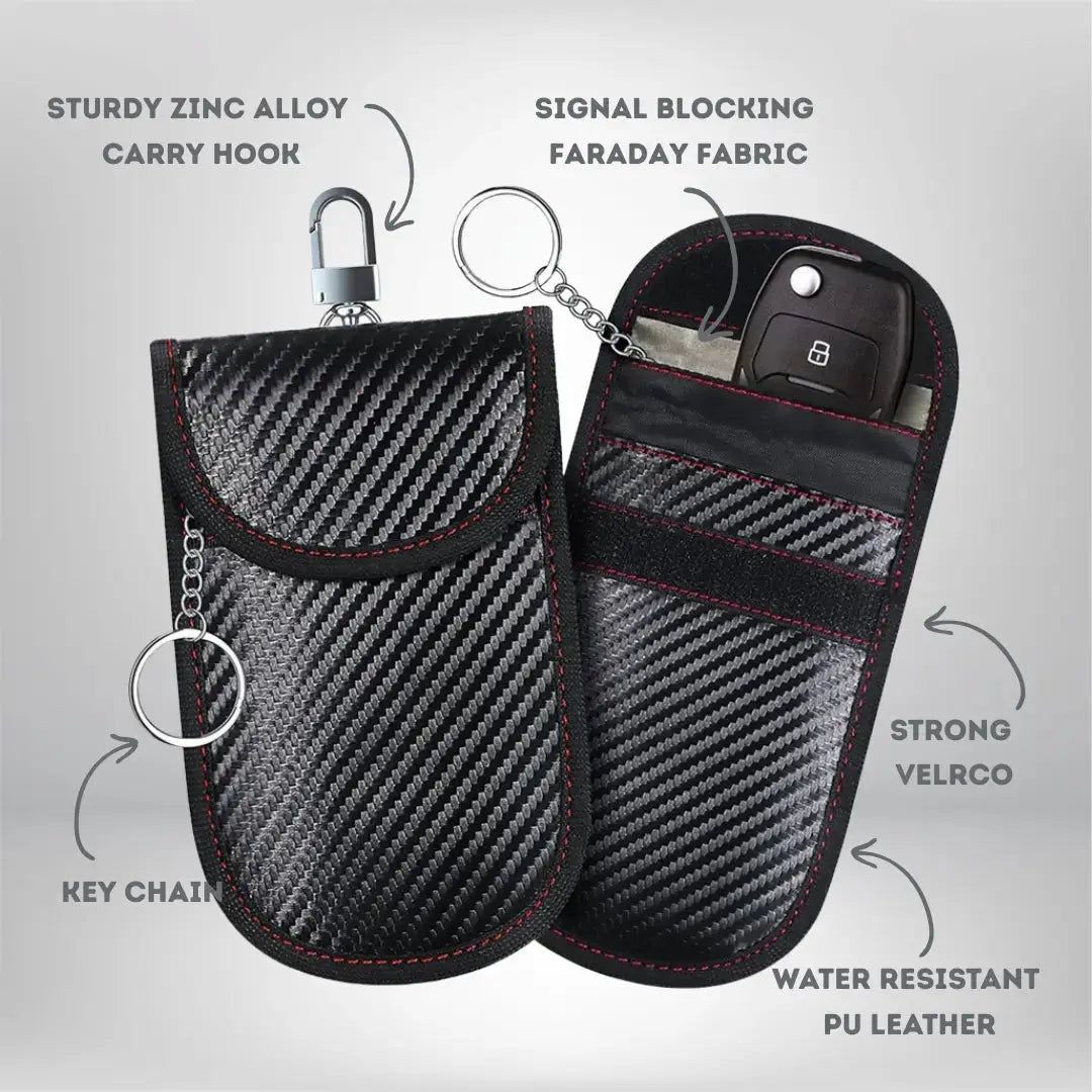 Faraday Anti Theft Pouch For Car Keys & Credit Card