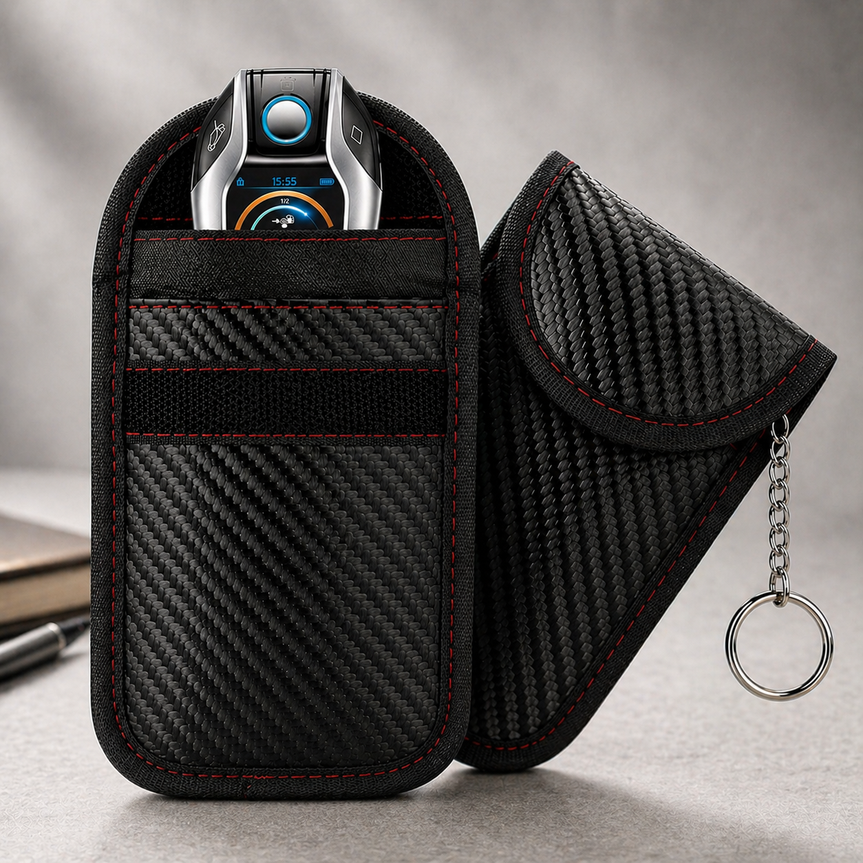 Faraday Anti Theft Pouch For Car Keys & Credit Card