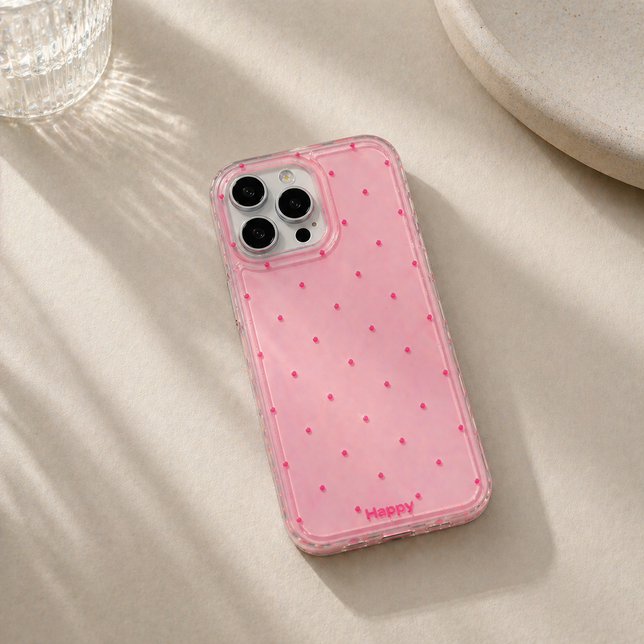 Luxury Shockproof Polka Dot Phone Case
