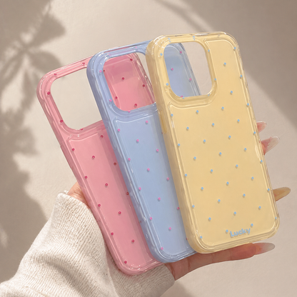 Luxury Shockproof Polka Dot Phone Case