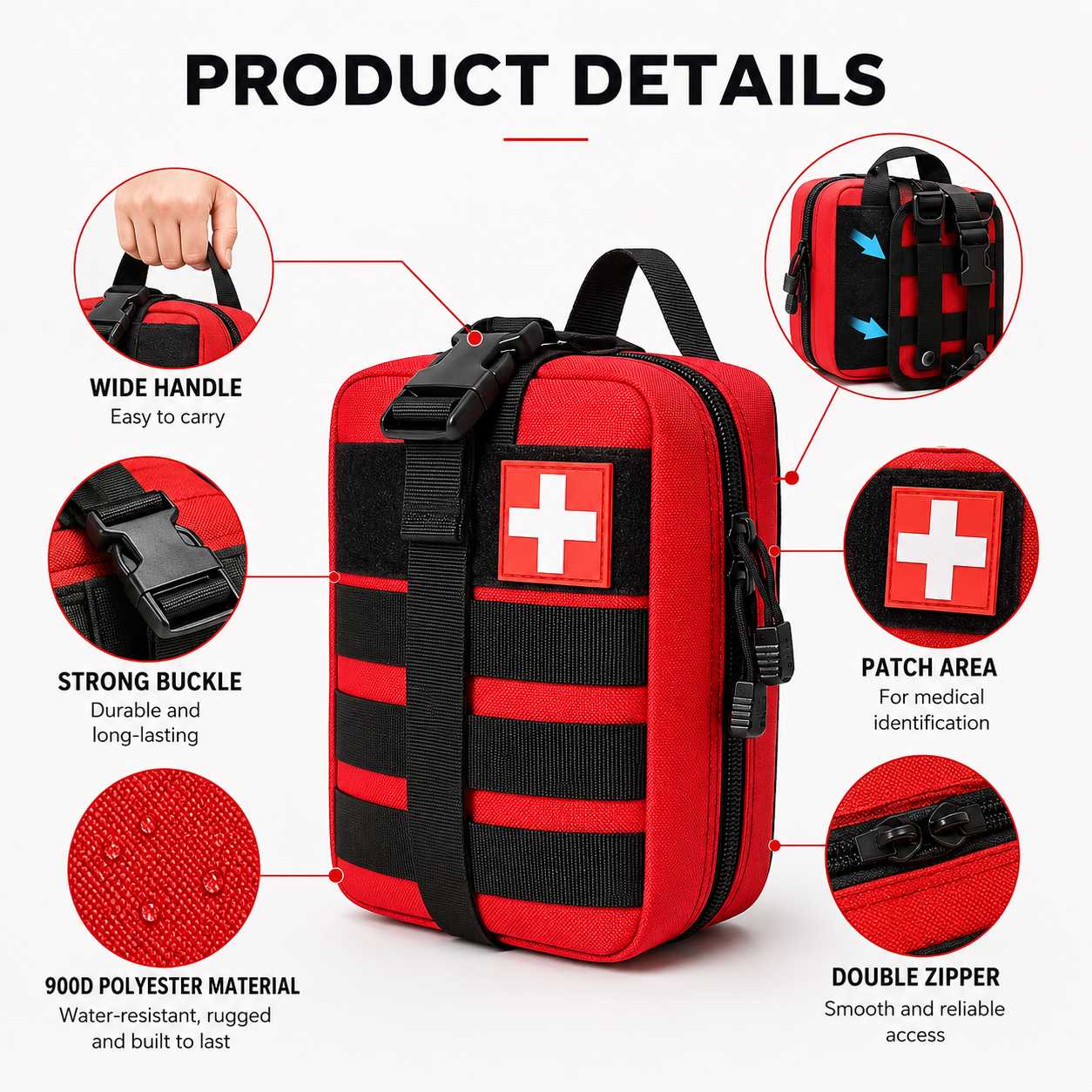 Survival First Aid Kit - 379 Piece Set