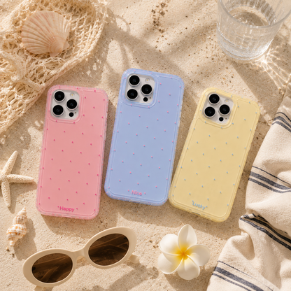 Luxury Shockproof Polka Dot Phone Case