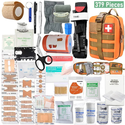 Survival First Aid Kit - 379 Piece Set