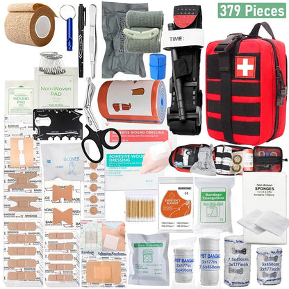 Survival First Aid Kit - 379 Piece Set