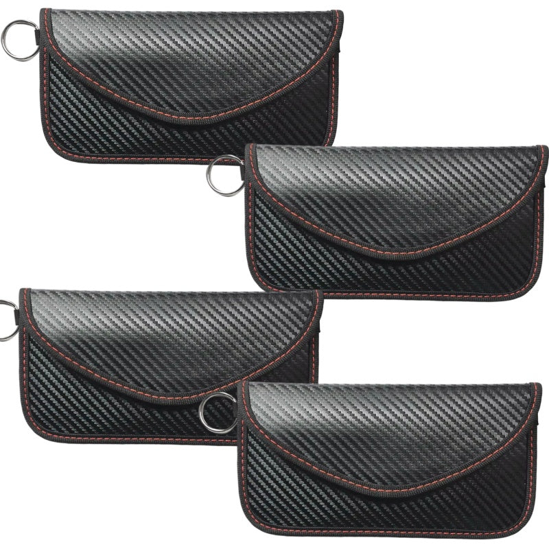 Premium Anti-Theft RFID Blocking Faraday Wallet Pouch