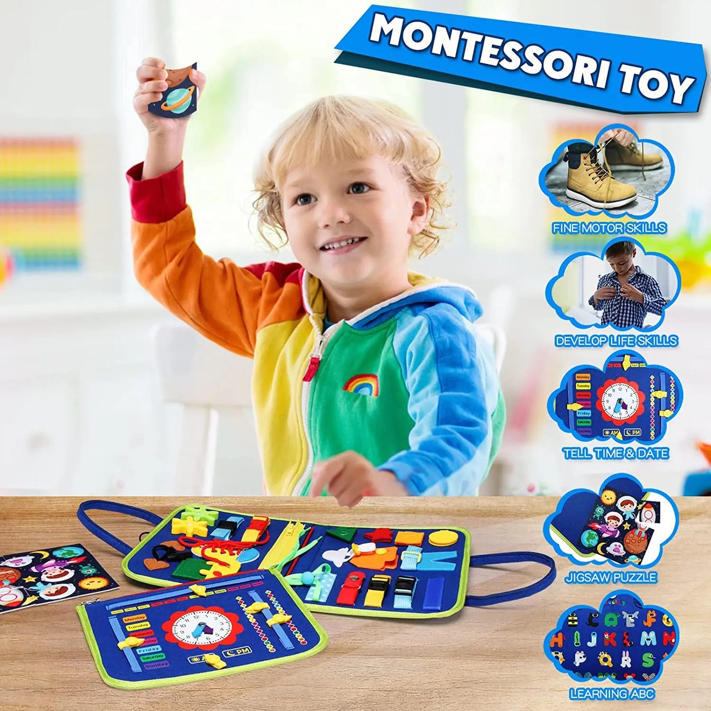Toddler Educational Busy Board