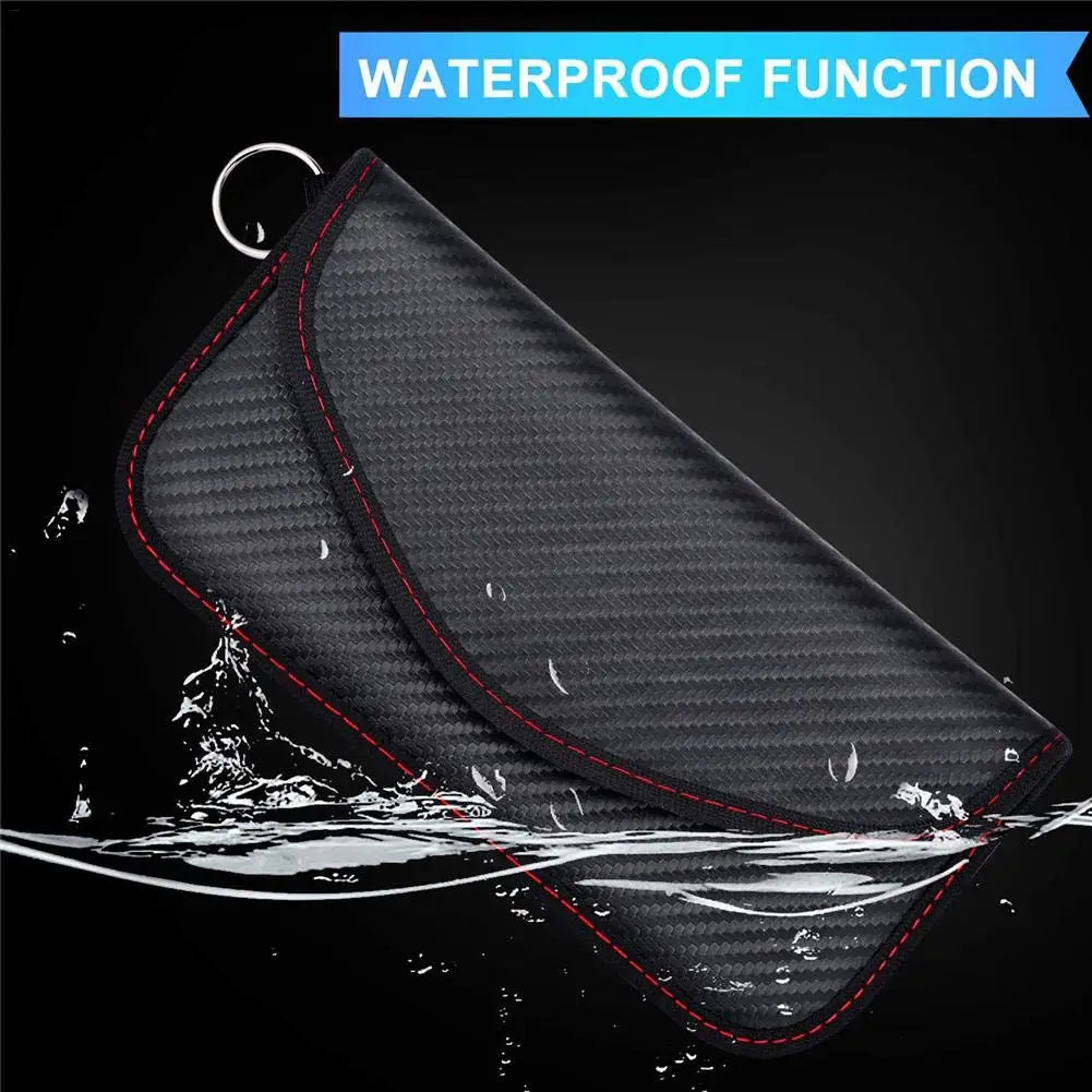 Premium Anti-Theft RFID Blocking Faraday Wallet Pouch