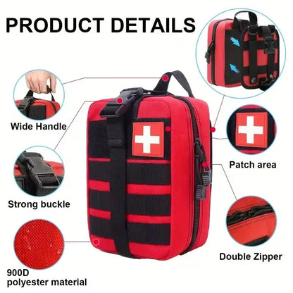 Survival First Aid Kit - 379 Piece Set