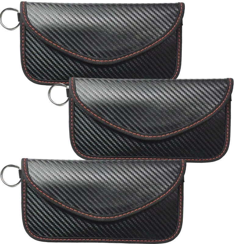 Premium Anti-Theft RFID Blocking Faraday Wallet Pouch